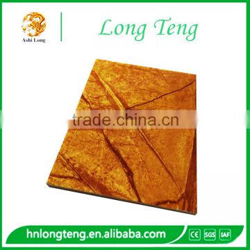 1220*2440*3.5mm pvc yellow marble board for wall decoration