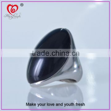Fashion jewelry ring gold plated sliver ring fashion ring 2015 wholesale metal oval ring