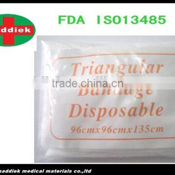 Non-woven medical triangular bandages