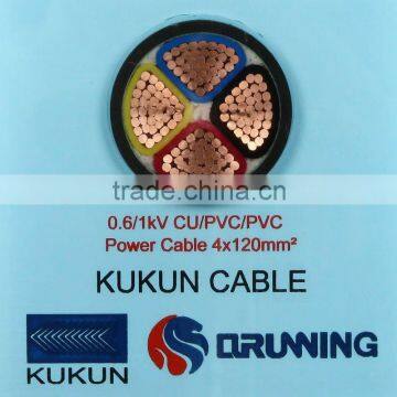 Low Voltage CU/PVC/PVC Power Cable