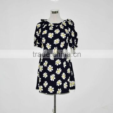 Cold shouler dress latest styles & new flower dress