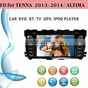 red power car dvd fit for Nissan Tenna 2013 2014 with radio bluetooth gps tv