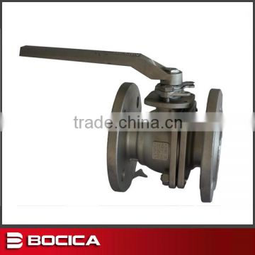 Two Pieces DIN Flanged Ball Valve with Platform