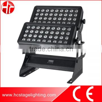 High power IP65 panel light 72x10w 4IN1 outdoor led wall washer dmx
