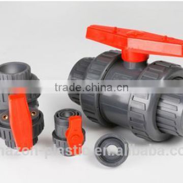 Good quality plastic pipe fittings true union ball valve for sale