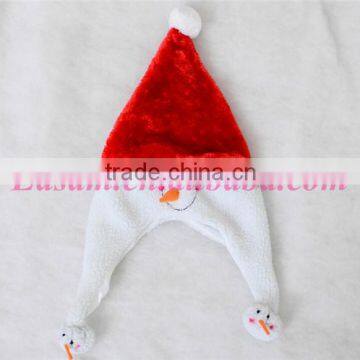 Hot selling snowman cue christmas santa hat