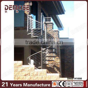 decorative outdoor portable metal spiral stairs
