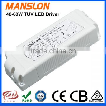 TUV LED lighting driver 60W constant current 700mA 900mA 1050mA 1300mA LED power supply                        
                                                Quality Choice