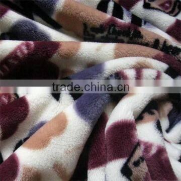 Super Quality 100% Cotton Print Flannel Fabric With Heavy Weight