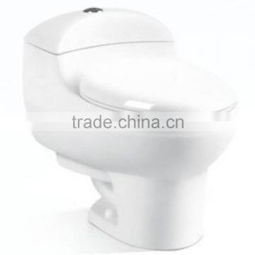 Economic Shiphonic Jet Flushing One-piece Ceramic Toilet