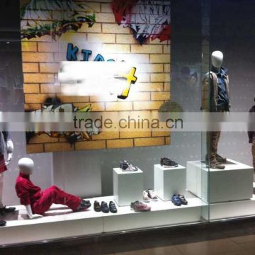 Retail clothing store display or clothing store display design