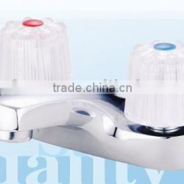 High Quality Taiwan made cold hot Stanadyne Crystal handle basin Mixer Faucet