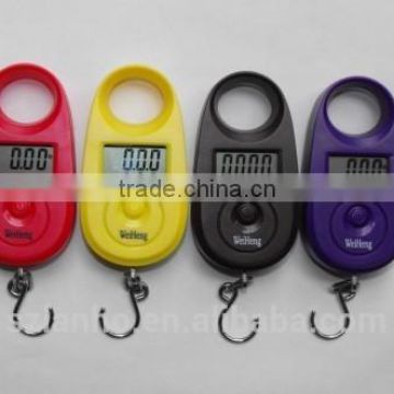 2016 new arrival hot sale 25Kg/5g Mini Digital Hanging Hook Luggage Scale