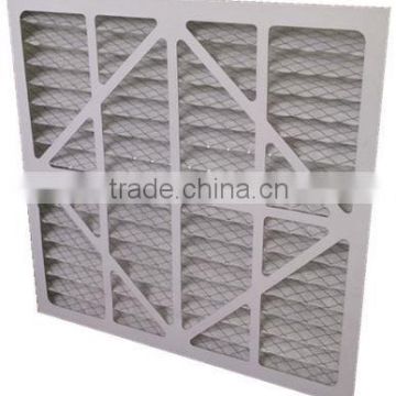 Disposable panel pleated pre- filters for HVAC and cleanroom