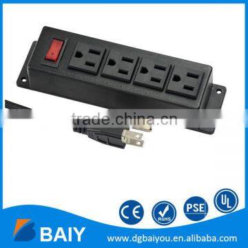 Made in China competitive price 3 American plug wall socket outlet
