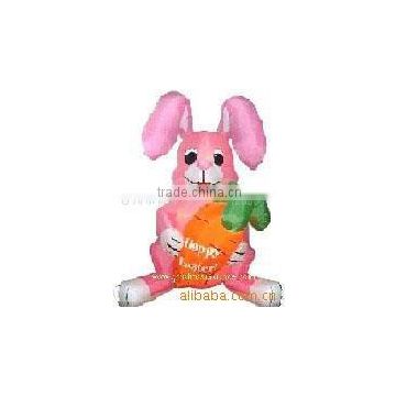 Easter inflatable decoration rabbit with carrot