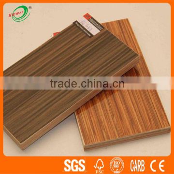 Elegant Sublimation Wood Grain UV MDF Board for Bedroom Furniture