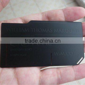China Manufacture of Metal Name Card