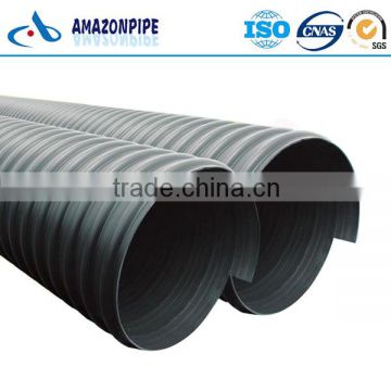 HDPE Steel Belt Reinforced Corrugated Pipe for Drainage