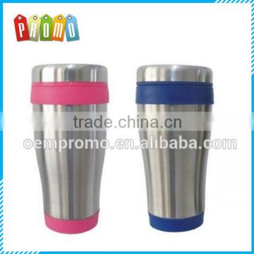 Cheap Double Wall Stainless Steel Coffee Tumbler Mug With Logo Printing