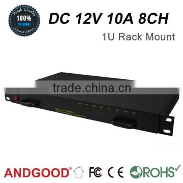 120w 8ch rack mount power supply for cctv