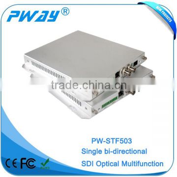 1080P 2 Channel Bi-directional HD-SDI fiber optical transceiver with Bi-directional RS485 with Bi-direcitonal Audio