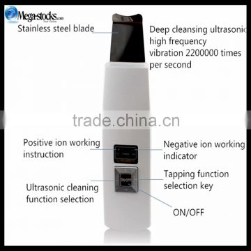 High Quality Portable Ultrasonic Skin Scrubber Beauty Machine Peel Facial Spa Salon skin cleaner Equipment facial Scrubber