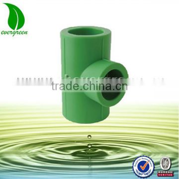 Plastic PP-R 90 degree pipe fitting lateral tee