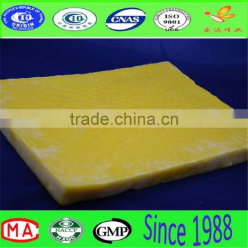 Certificated organic yellow beeswax slabs natural bee wax wraps