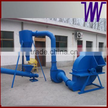600-1200kg/h Hammer mill for Wood chips with dust collector