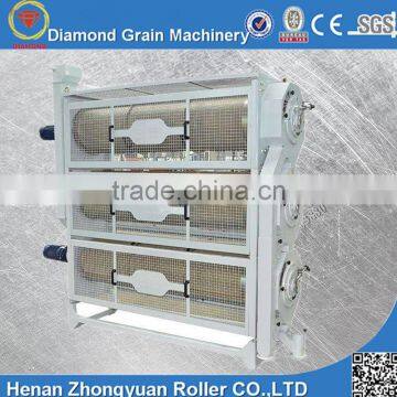 indented cylinder separator for length grading