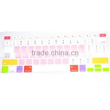Colorful Ultrathin Eco-friendly Silicone Keyboard Cover Skin for Apple iMac Air 13''