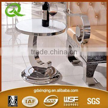 D002 living room furniture modern corner table glass corner table