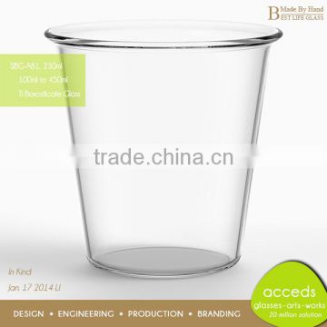 Wholesale Custom Glass Cup with No Handle