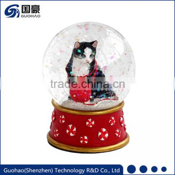 Cat snow globe custom made