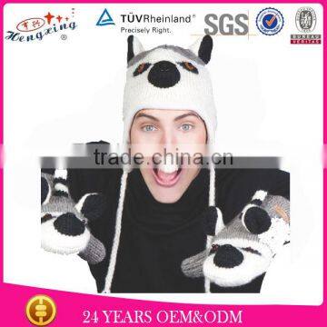 Fashionable Newest Lemur Adult Animal knitted hat