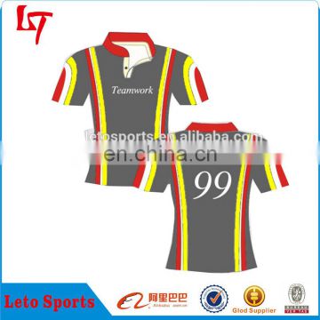 New Zealand Rugby Jerseys Rugby football wear sublimation custom race rugby jersey