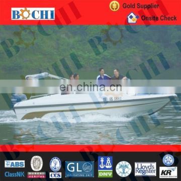 11 Person Inland Water Fiberglass Boat with Canopy