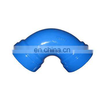 EN545 ductile cast iron dci t type pipe fitting for gas