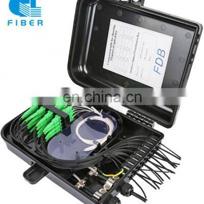 caja de distribution ftth conectorizada sc/apc power distribution box fiber optic distribution box 16 port ftth conectorizado