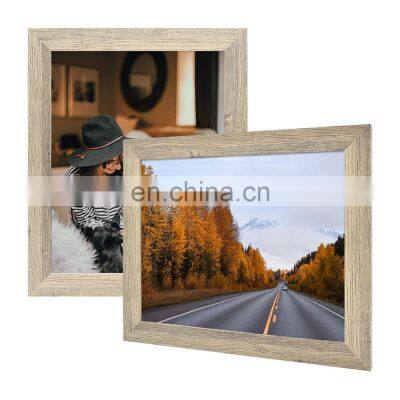 Rustic Wooden 8x10 Picture Frame Set Unique Photo Frame Holder for Wall Desktop or Tabletop Display Wood Home Decor