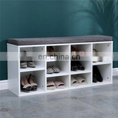 storage bench shoe rack shoes bench for home entrance decoration