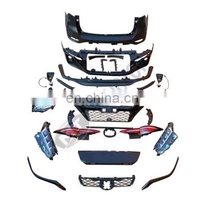 Body kit headlight taillight car bumpers body kit body kit for Fortuner 2016-2021 head light tail light grille