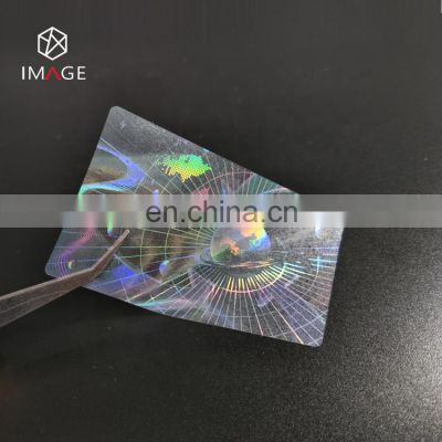 Custom Transparent Holographic Overlay Film for Id Card