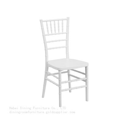 White Plastic Chair Parallel Bar Backrest DC-N09A