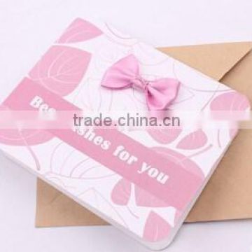 pink small cute season's greeting card