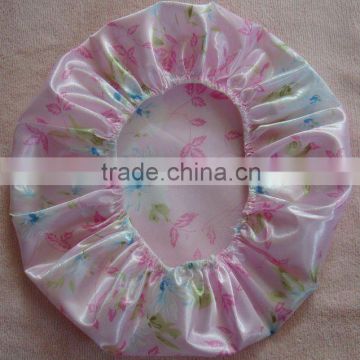 Yiwu wholesale Silk fashion shower cap beautiful shower cap single layer shower cap