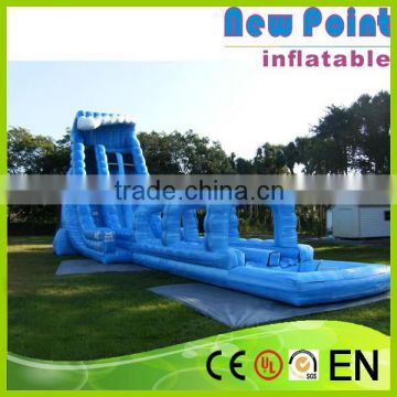 New Point 2015 Inflatable Slide With Pool And Long Walking Lane