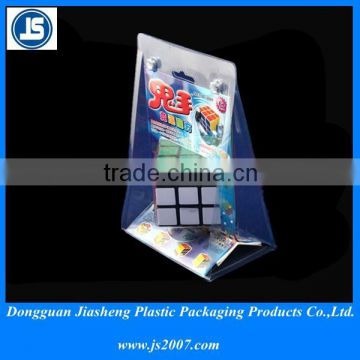 Custom Clear Magic Cube Blister packing With Cardboard Insert