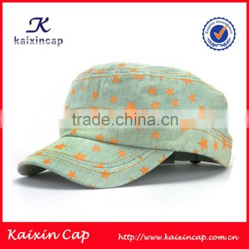 wholesale screen printed military style hats for women